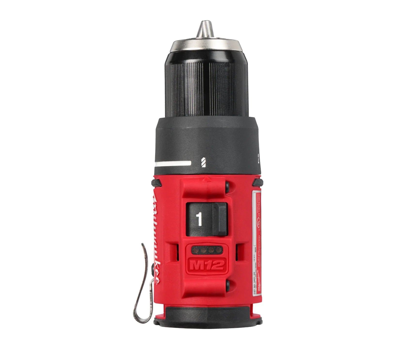 Milwaukee M12 BLDDRC-202C – Trapano avvitatore brushless con 2 batterie 2.0Ah - immagine 3